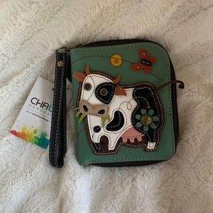 Chala NWT cow wristlet/wallet